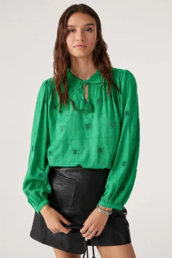 Tops & Hemden|Ba&Sh Ajour-Bluse