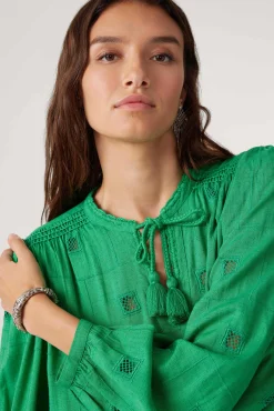 Tops & Hemden|Ba&Sh Ajour-Bluse