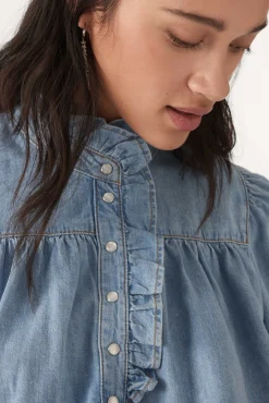 Denim|Ba&Sh Blouse