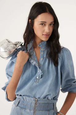 Denim|Ba&Sh Blouse