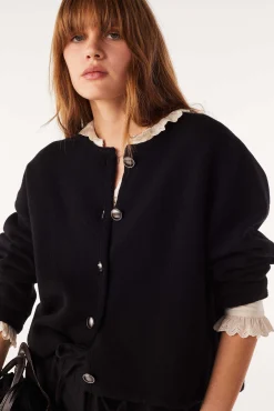 Pullovers & Strickjacke|Ba&Sh Kurze Strickjacke