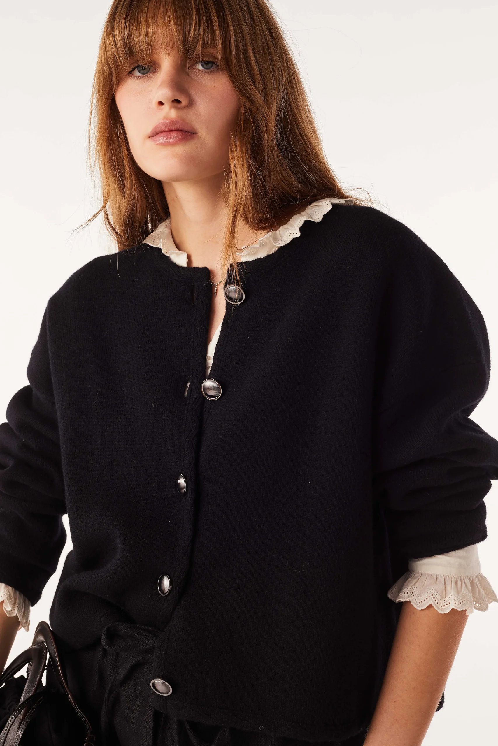 Pullovers & Strickjacke|Ba&Sh Kurze Strickjacke