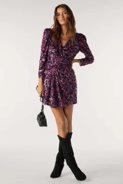 Kleider|Ba&Sh Kurzes Langarmkleid