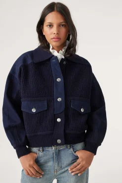 Denim|Ba&Sh Langarmeliger Blouson