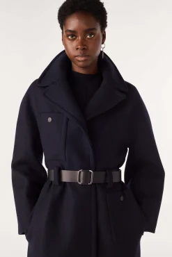 Jacke & Mantel|Ba&Sh Langer Mantel Gurtel