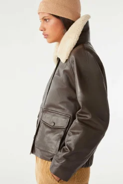 Jacke & Mantel|Ba&Sh Mantel Aviator-Stil