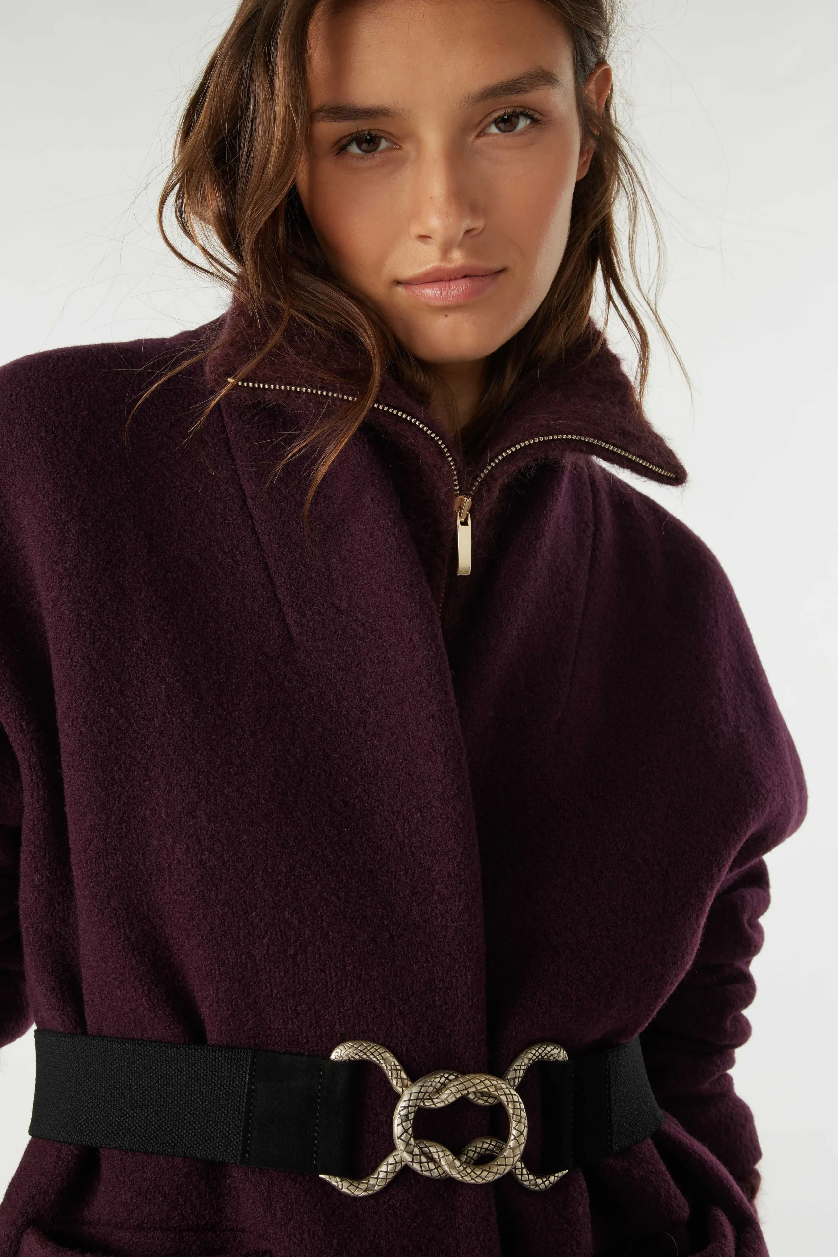 Jacke & Mantel|Ba&Sh Mantel Mit Gurtel