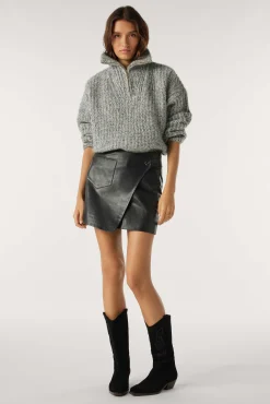 Rocke & Shorts|Ba&Sh Minirock Wickeloptik
