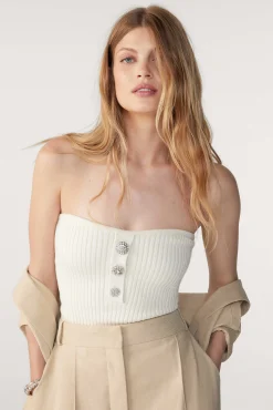 Pullovers & Strickjacke|Ba&Sh Stricbustier