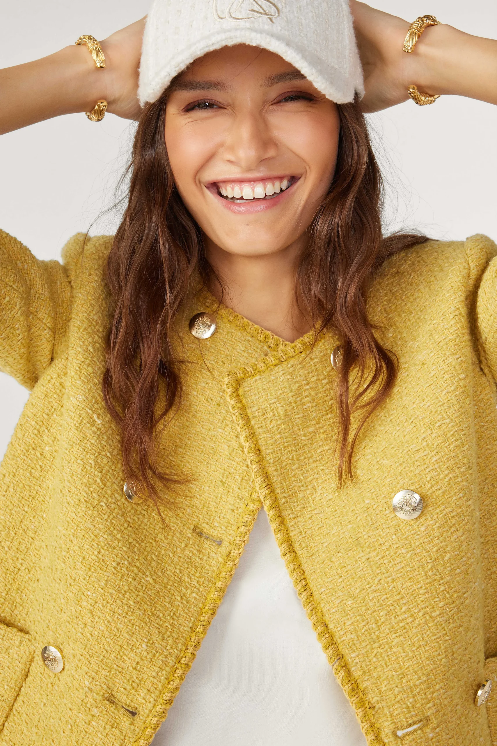 Passende Sets|Ba&Sh Tweed-Weste